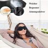 Sleep Mask for Women and Men, Patented Design 100% Blackout Night Mask Comfortable Eye Mask and Blindfold -Black