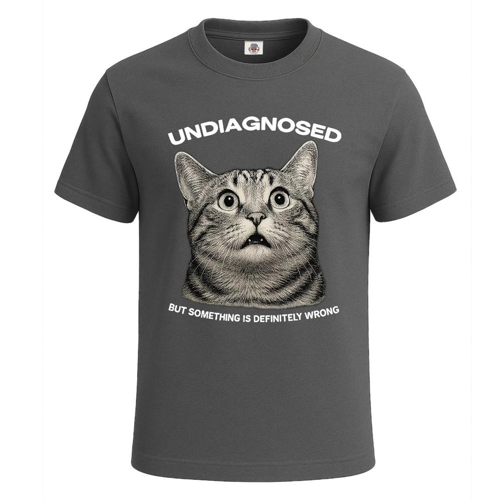 ZheXiong TEE Niet gediagnosticeerd maar iedereen is er vrij zeker van grappig heren t-shirt novelty cadeau top 3XL