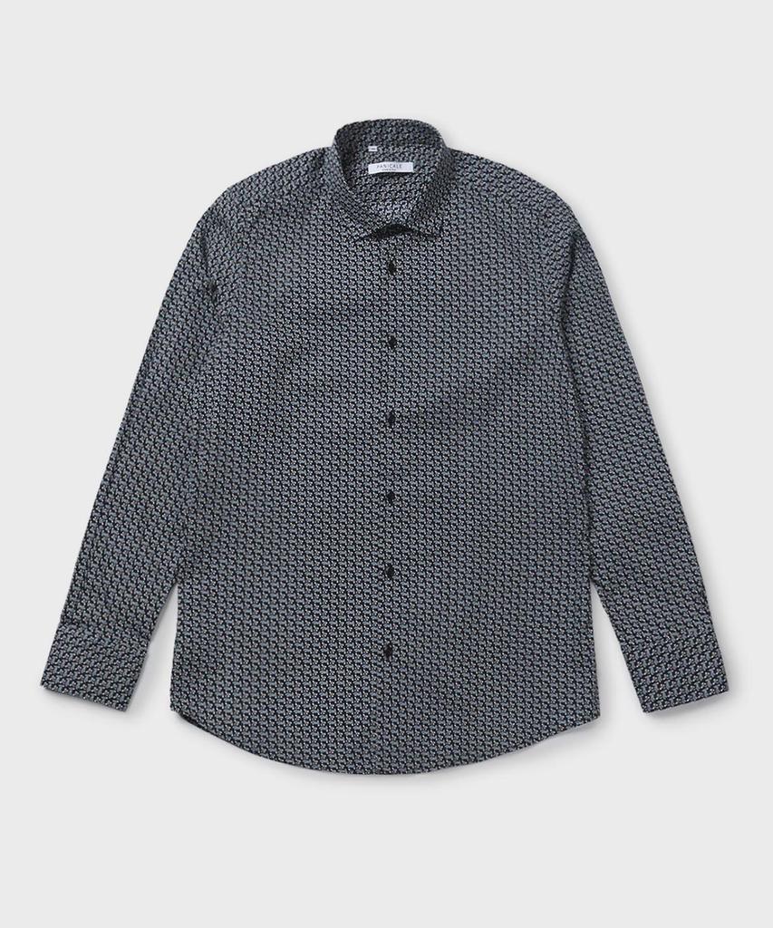 PANICALE Slim Fit Semi-Casual Pattern Shirt [Print]