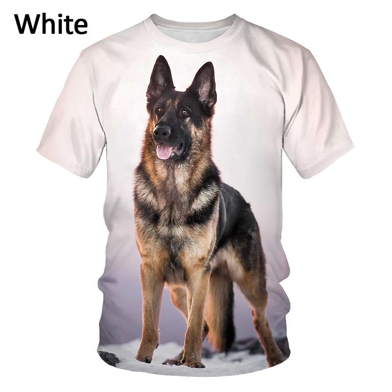 German Shepherd Dog T Shirt 3D Cute Doggy Printed Funny Puppy XXS