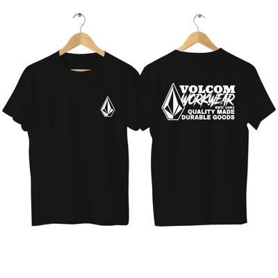 Volcom Stone Men's and Women's Hot Fashion Brand Cotton Short-sleeved T-shirt Brand Printed Top with Casual Streetwear