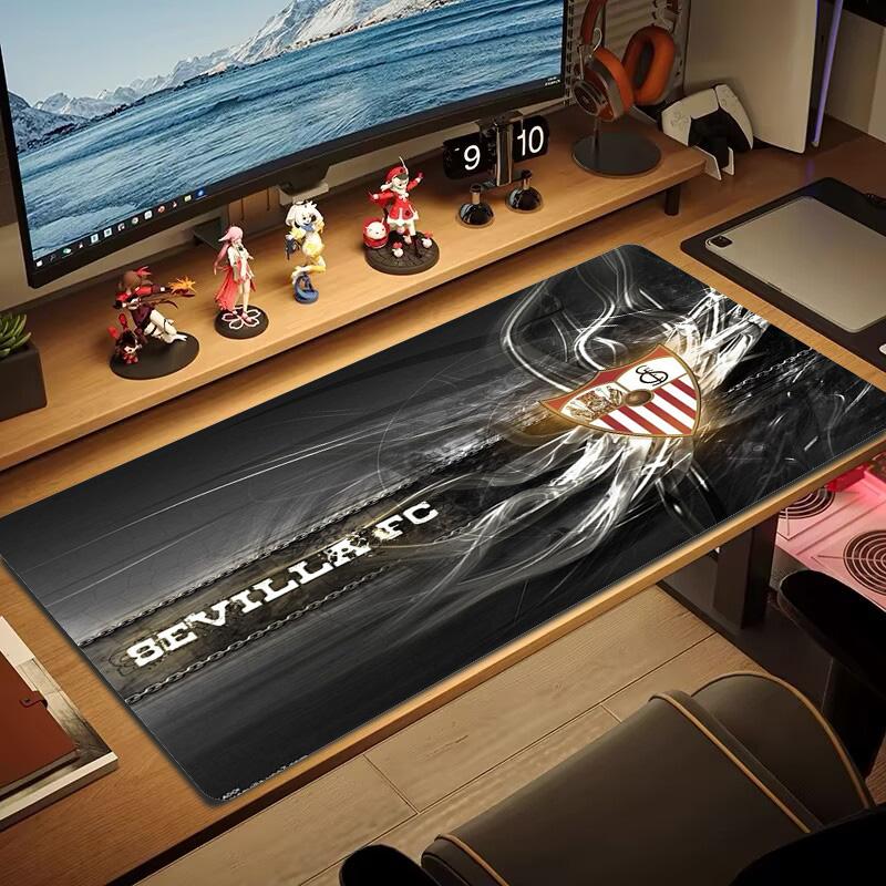 Sevilla FC Color Mouse Pad Large Gaming Table Cushion Non-slip Laptop Tablet Big Mousepad XXL Mat Mini PC Playmat With Lock Edge