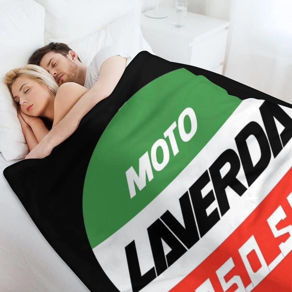 Nuova Coperta Plaid Logo Speciale Moto Laverda 750 SF halloween Biancheria da Letto Estiva Campeggio Coperte Plaid Extra Large