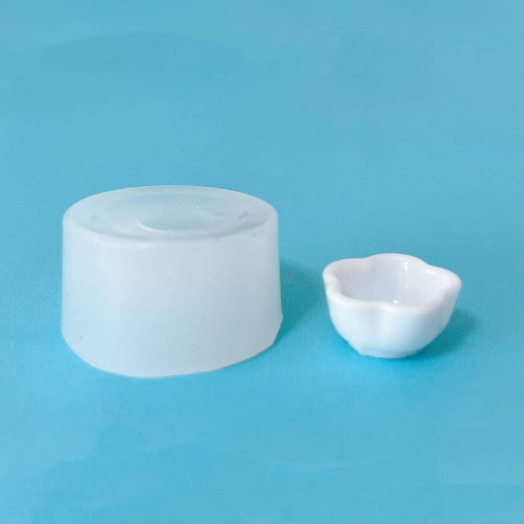 Miniature Candy Toy Moulds DIY Craft Molds Small Dinnerware Shape Moulds Realistic Candy Food Molds for DIY Hand-Making