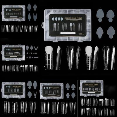 288 Pcs Nail Extension Molds Nail Forms False Nail Tip Manicure Tool