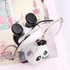 Animal Glasses Holder Resin Panda Shape Eyeglass Holder Funny Decorative Eyeglasses Organizer Display Stand for Nightstand Desk