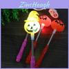 Helle und lustige Halloween-Leuchtstäbe für Kinder mit Hexen- und Totenkopf-Motiven