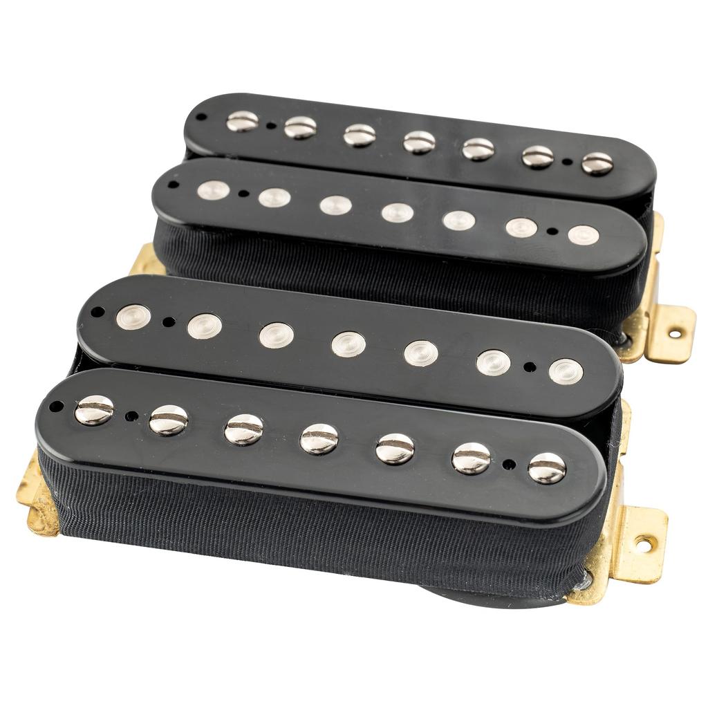 Artec HBA117 Alnico 5 Humbucker Pickup Set for Electric Black of Open-Type 7-String Guitar, (Set 2)