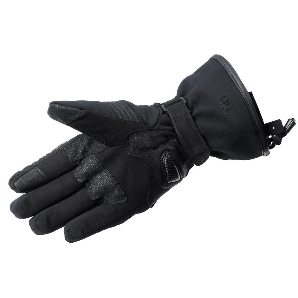 KOMINE Protective Electric Solid Size M EK-201 Gloves, 12V, Black,