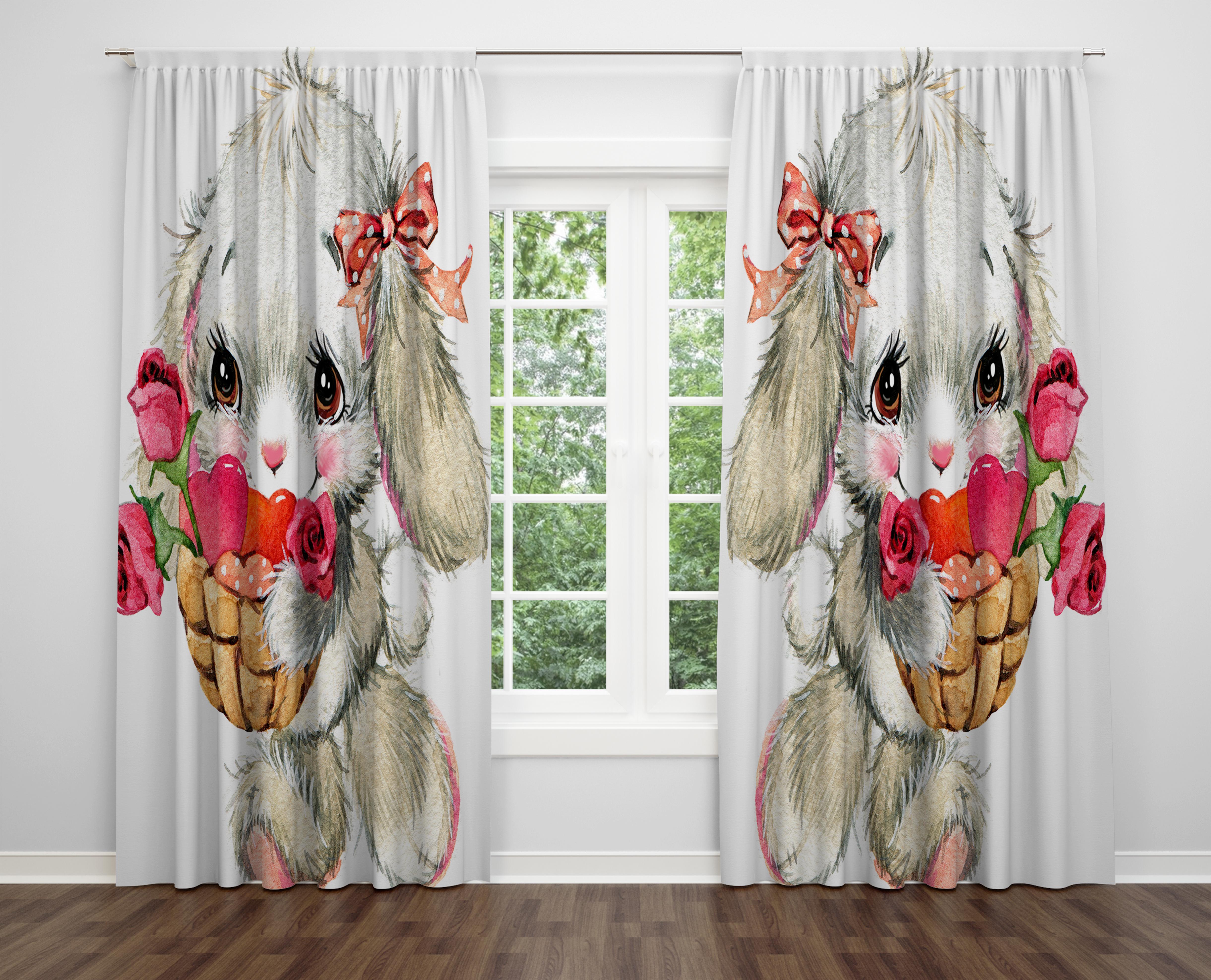 

Декоративний дизайн, високоякісна бавовняна тканина, ви можете вибрати одну або подвійну фіранку з крила 1 piece різнокольоровий