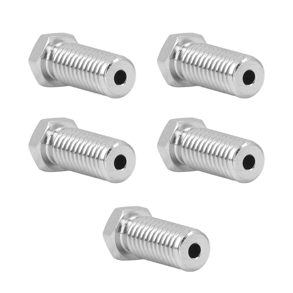 5Pcs 3D Printer Nozzles Set Cr Zr Cu 0.4mm 1.75mm Copper Tip Nozzle for QIDI X Maximum3 X Smart3 X P