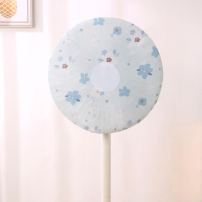 

1 шт. Чехол от пыли для вентилятора, мультяшный узор, прочный, круглый, пылезащитный, водонепроницаемый, свежий цвет, 45 см