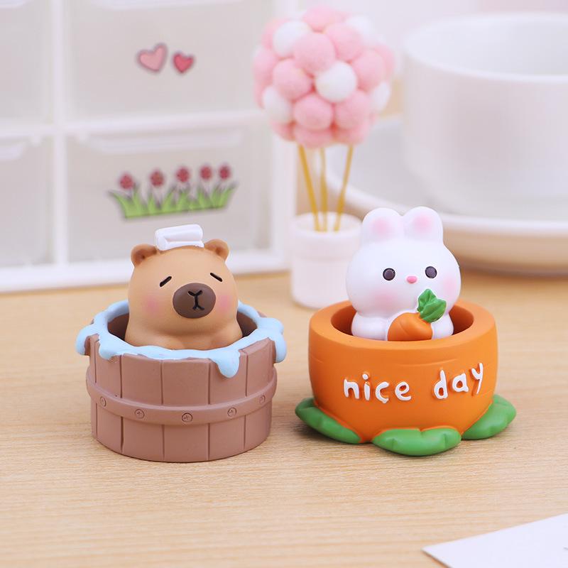 Cute Pet Bounce Ornament: Stress-Relief Desk Decor & Birthday Gift