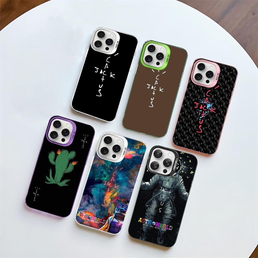Cactus Jack Hiphop Phone Case For IPhone 16 15 14 13 12 11 Pro Max X XR XSMAX 8 7 Plus Matte Shockproof Back Cover