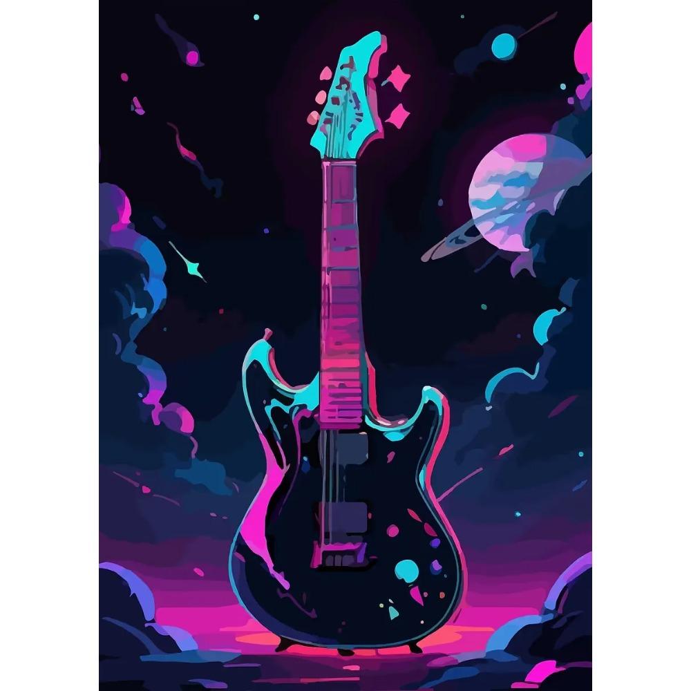 Retro-Futuristic Gaming Setup Posters Neon Lights Basket Ring Game Room Modern Prints Canvas Wall Picture Home Living Room Decor