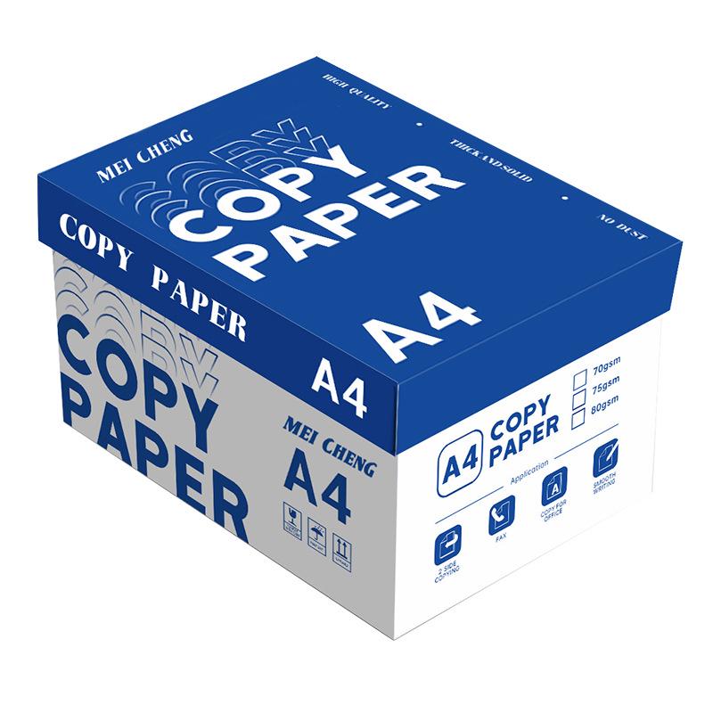 Thick A4 English Copy Paper for Office - White, Neutral, Whole Case