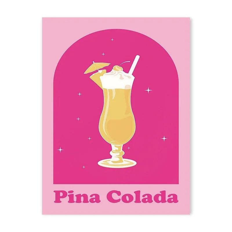 Vintage Art Print Poster Trendy Gallery Wall Eclectic Bohemian Pastel Aesthetic Canvas Painting Bedroom Decorative Wall Art