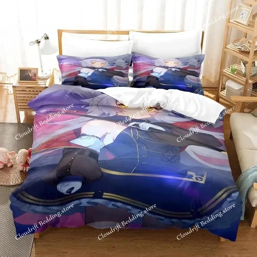 Azur Lane Art Bedding Set Single Twin Full Queen King Size Bed Set Adult Kid Bedroom Duvet cover Sets 3D Print bed sheet set026