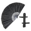 Plastic Boots On The Ground Fan Lightweight Folding Fan  for Line Dancing, Parties, and Events