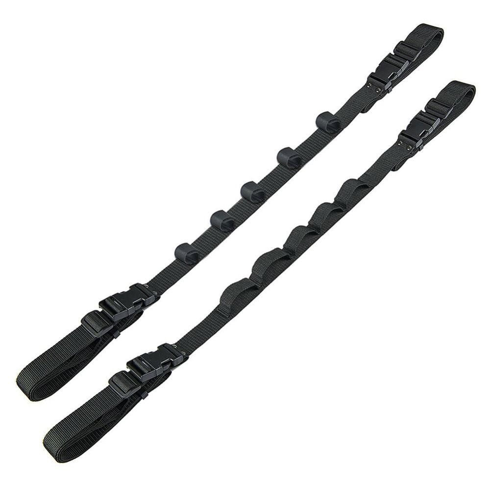 1/2pcs Black Vehicle Fishing Rod Storage Rack With Magic Stickers Fishing Pole Holder  Fishing