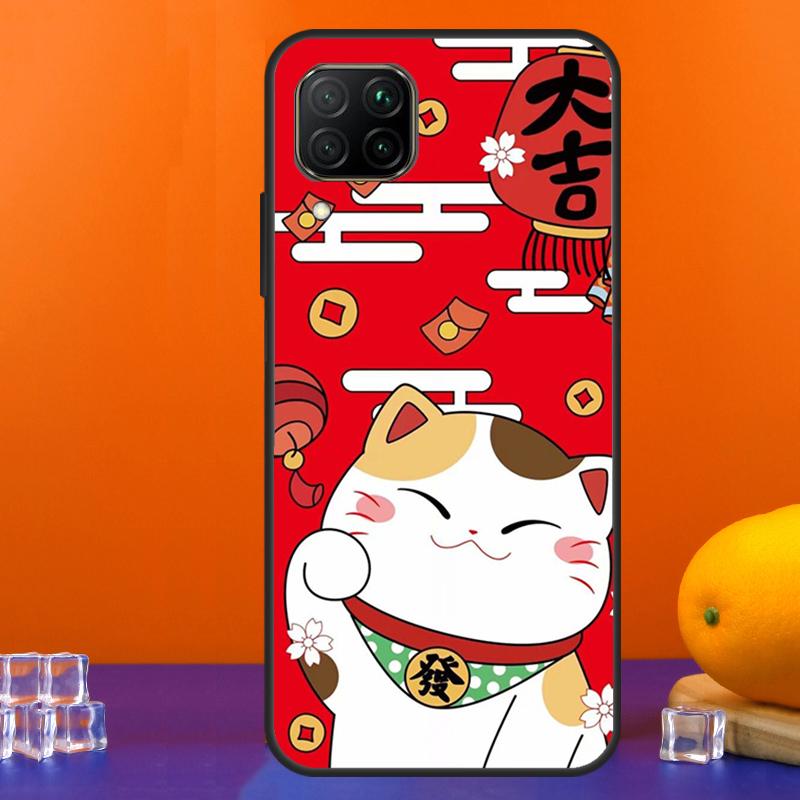 China Cute Lucky Cat For Huawei Nova 9 10 SE 5T 12i 12s 11i Y91 Y90 Y60 Y70 Y72 Y61 P60 Pro P20 P40 P30 Lite Case