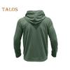 Höst Vår Herr Topp Dragsko Bröstfickor Knäppt Huva Långärmad Enfärgad Elastisk Manschett Mellång Längd Sport Casual Hoodie