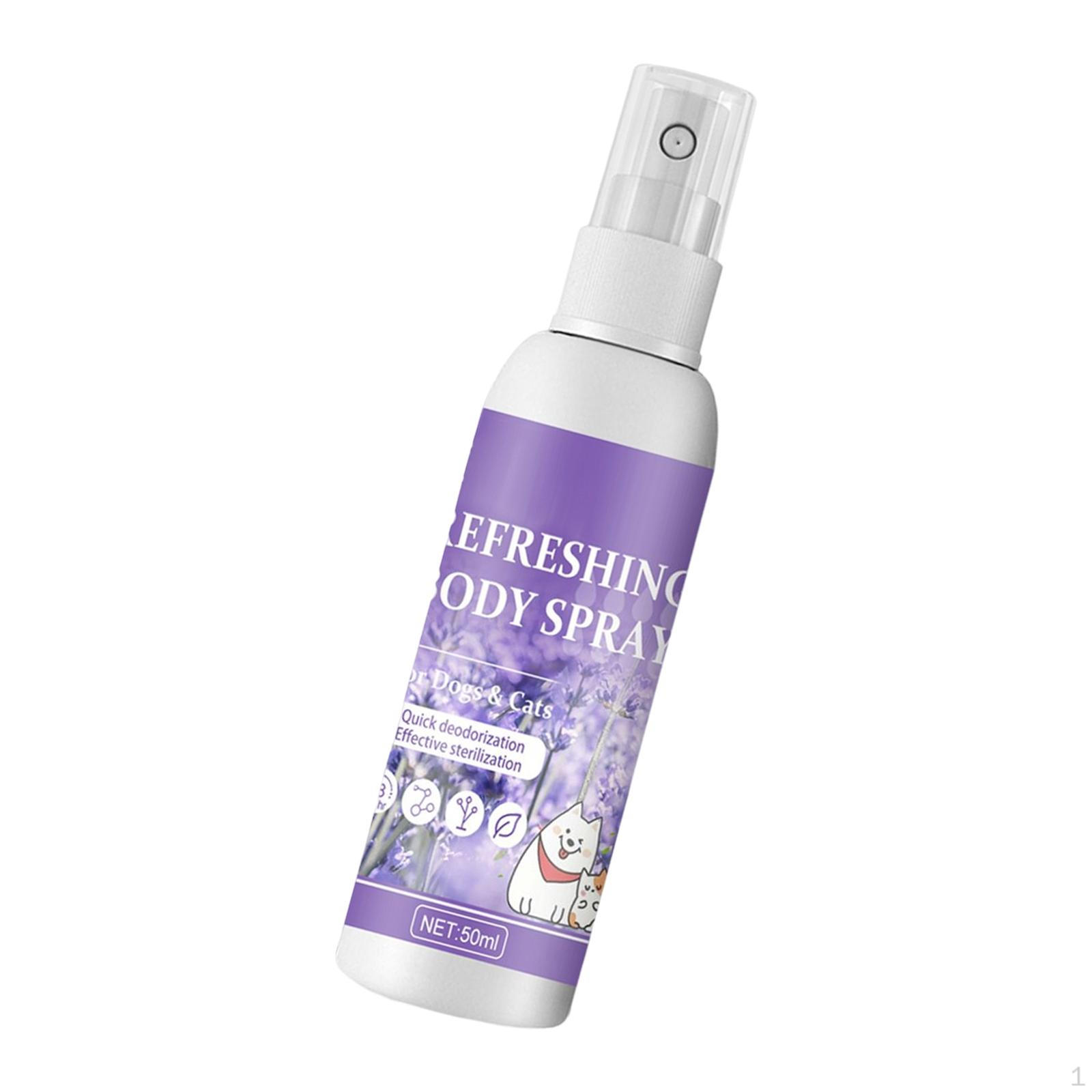 50ml Pet Deodorant Spray, Air Freshener Freshening Dog Deodorizing Spray for Pets Grooming The
