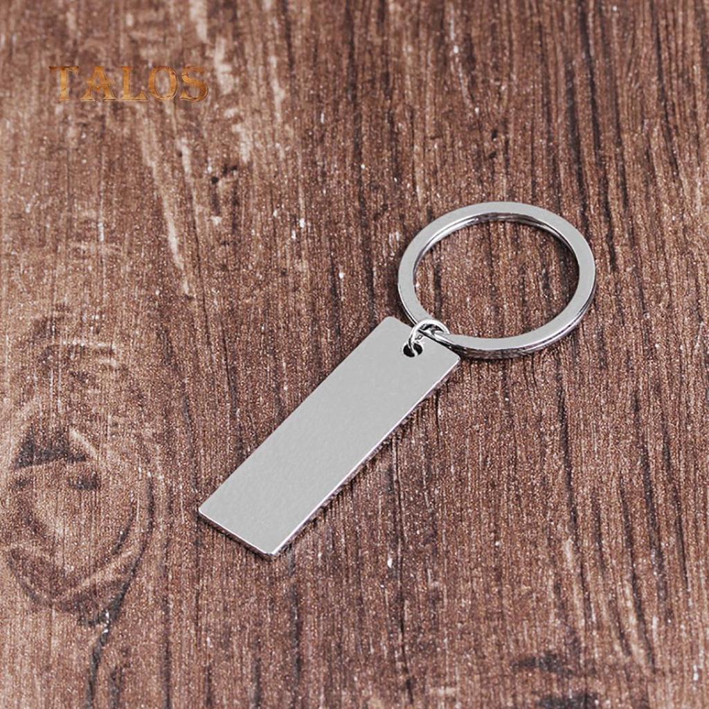 Trucker Dad Gift Drive Safe Keychain Carving Letter Tag Pendant Men Key Ring Suspension Trinket
