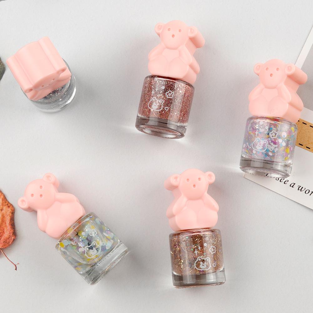 Water-based Cute No-bake Long-lasting Non-peelable Quick-drying Nude Color Odor-free Nail Polish