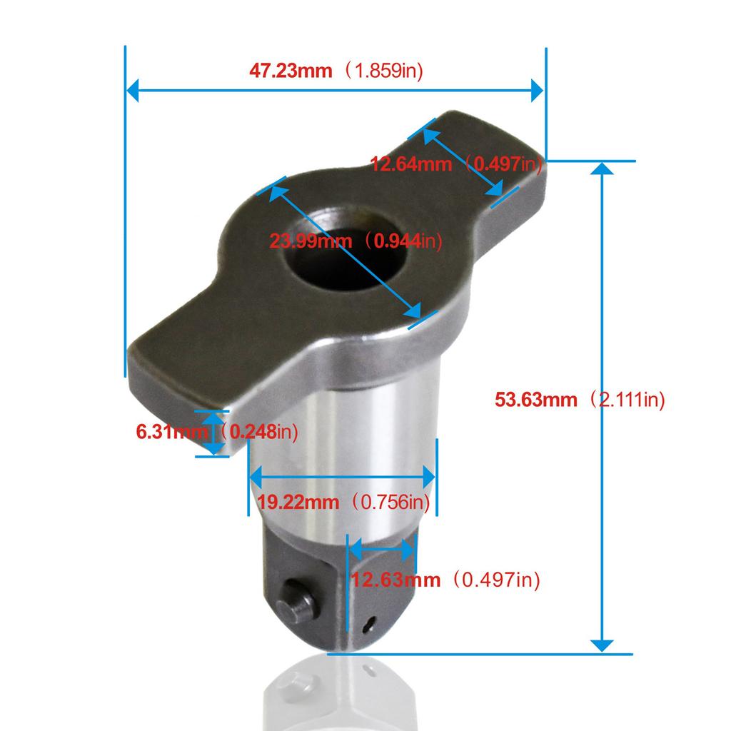 Adapted To Dewalt DCF899 Lithium Electric Wrench Spindle Impact Block DCF894 Drive Shaft Square Head N415874