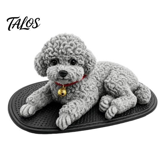Puppy Squeeze Toy with Anti-slip Mat Dog Stress Relief for Car Dashboard Decor, Teens Toys Mat, Soft Animal Anti-Anxiety Senosry
