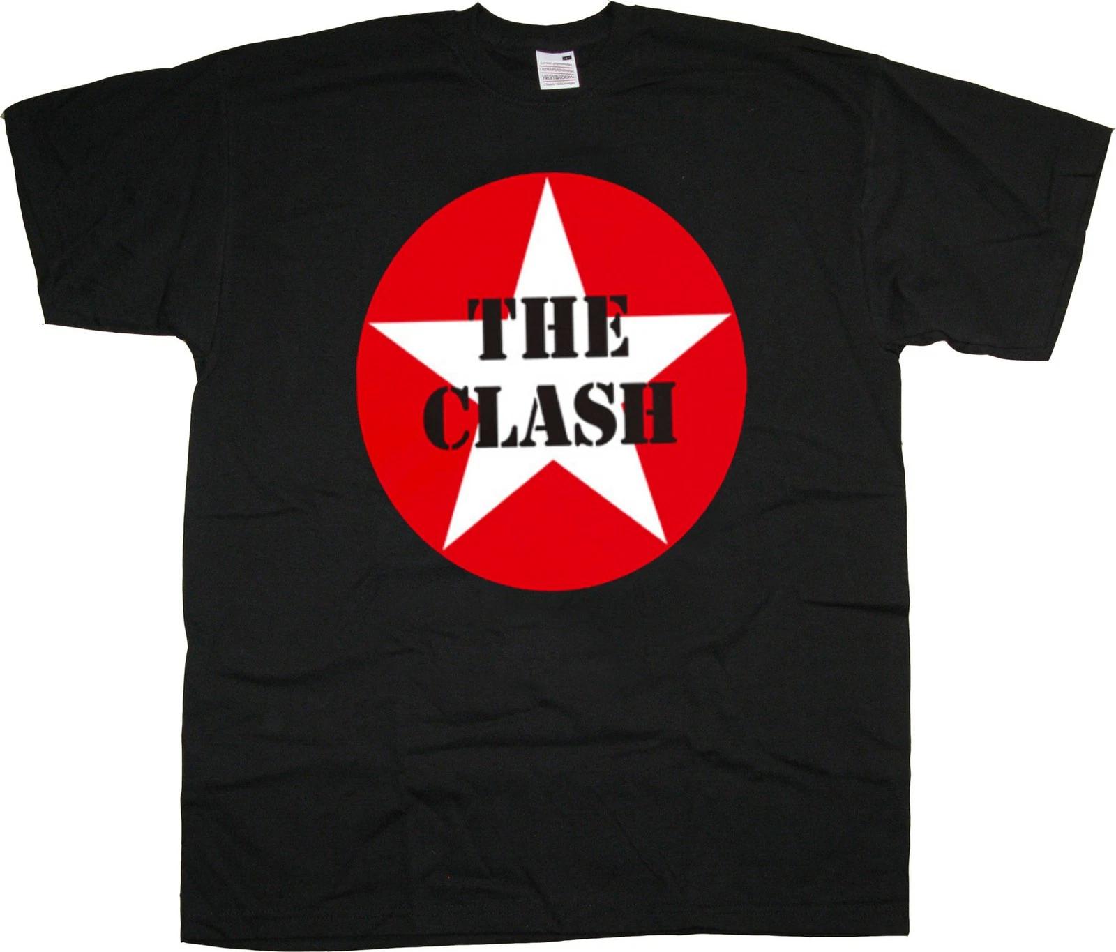 The Clash Joe Strummer Logo Official Tee T-Shirt Mens Unisex L