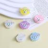 5/10pcs Mini Colorful Pearl & Resin Shell DIY Handmade Accessories Hair Clips Phone Case Decoration Material Mermaid Party Decor
