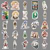 50 Graffiti-Sticker Personalisierte Cartoon-Japanische Comics Dekoration Handyhülle Wasserbecher Computer-Sticker