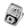 Portable 2 Piece Sun Visor Retainer Clip Sun Visor Fastener Gray Plastic For Hyundai Elantra MD Veloster ACCENT I30 Elantra 8523