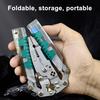 Foldable Wire Stripper Cable Cutter with Voltage Detector Ergonomic Design Electrical Pliers Multifunctional Wire Stripping Pliers