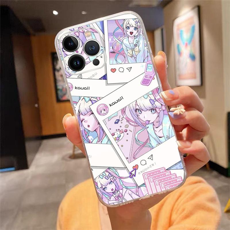 Needy Streamer Overload Kangel Transparent Case For iPhone 17 16 15 Promax Phone Case iPhone 14 13 Pro Plus Air Silicone