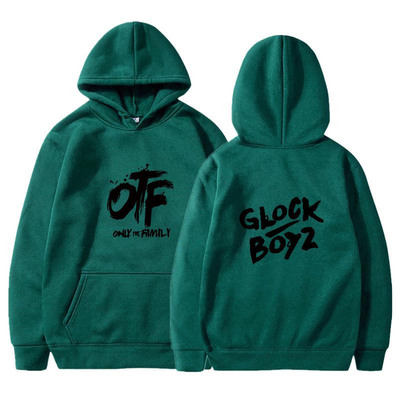 2025 new OTF letter print men's and women's hoodies spring and autumn goth casual comic pattern sweater