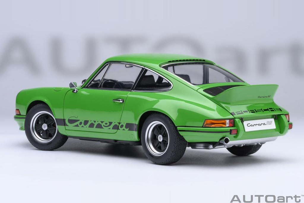AUTOart Scale Porsche 911 Carrera RS Finished Product 78034 1/18 2.7 (Viper Green/Black Stripes)