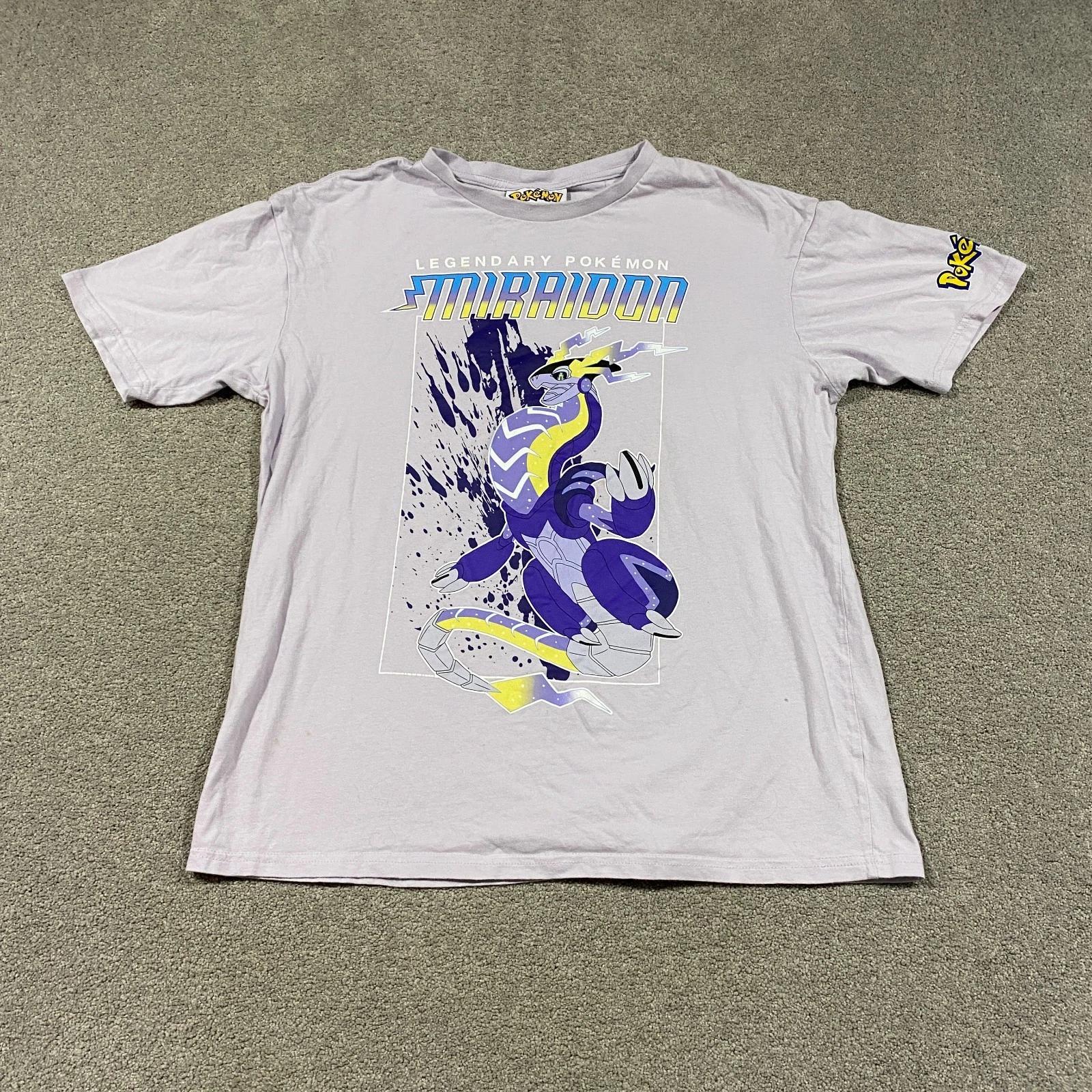 

Pokémon Miraidon Graphic T-Shirt Kids 16 Lilac Legendary Brandlab 2023 Y2k Gamer S
