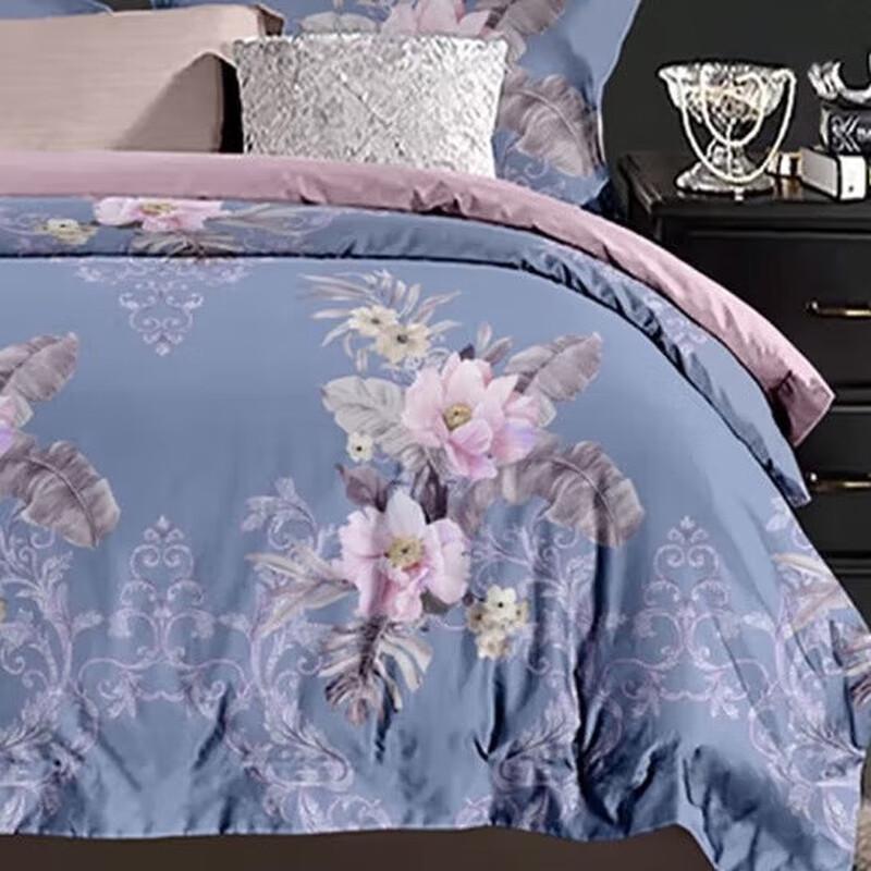 Mengjie Yanzhi Antibacterial Brushed Cotton 4-Piece Bedding Set