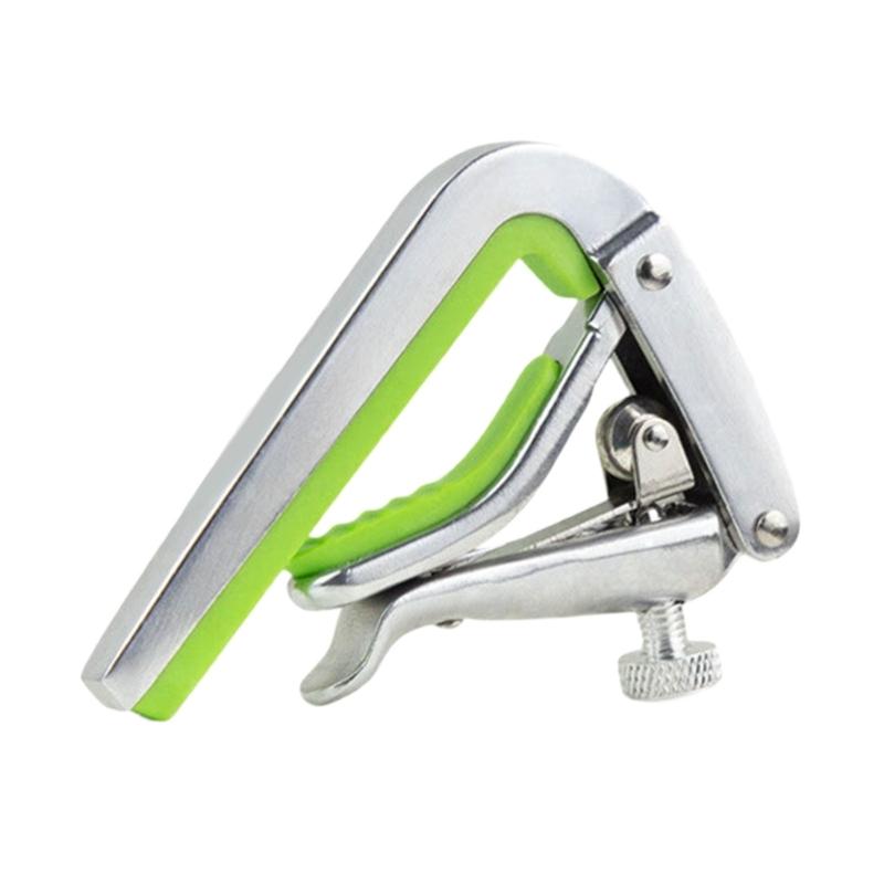 Guitar Capo Metal Tunings Clamp Ukulele Capo Metal Texture Guitar Replacement Part for Acoustic and Electric Guitars