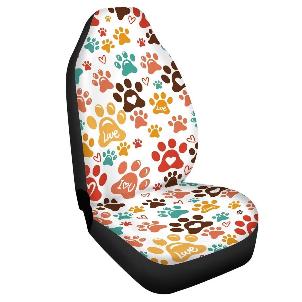 The Same Small Daisy Rainbow Pattern Car Seat Cover Car Seat Cover