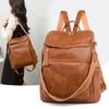 Large Capacity Women's Retro Backpack, New Travel Single Shoulder Multi-purpose Backpack, Korean Version, Lightweight and Simple Backpack