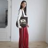 Wildflower Print Canvas Bag_Brown
