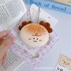 Adorable Double-Layer Cartoon Hamburger Bun Plush Hairpin for Babies