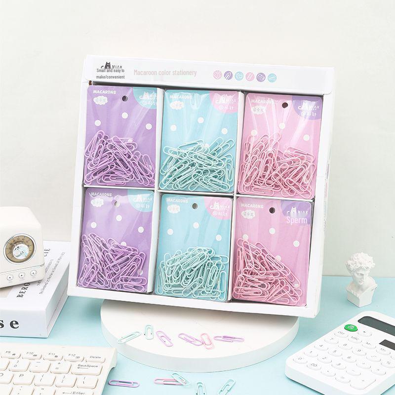 

Пластиковый пакет-скрепка цвета макаруна для хранения документов Mixed Colors