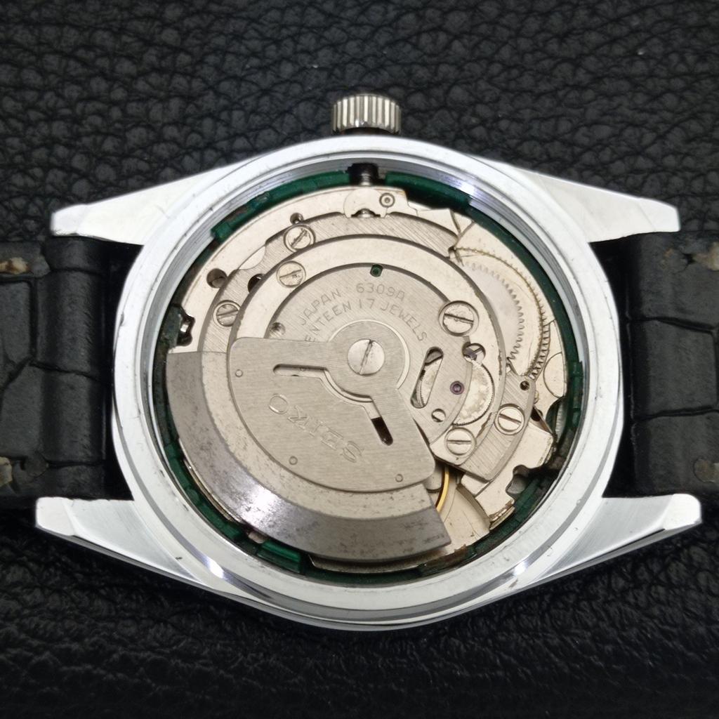 REFURBISHED SEIKO 5 AUTOMATIC 6309A VINTAGE JAPAN MENS SILVER WATCH a440691-9 Sk-a440691-1