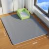 Extra Large Non-Slip Cat Litter Mat - Anti-Tracking, Anti-Splash, Scratch-Resistant, Double Layer, Leak-Proof Sand Control.
