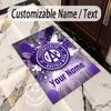 Crystal Velvet Rug Austria Wien FC Print Custom Name Text Floor Mat Home Decor